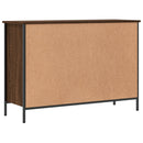 vidaXL barna tölgyszínű szerelt fa cipősszekrény 100x35x70 cm