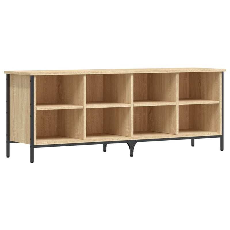 vidaXL sonoma tölgy színű szerelt fa cipőszekrény 131 x 35 x 50 cm