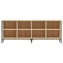 vidaXL sonoma tölgy színű szerelt fa cipőszekrény 131 x 35 x 50 cm