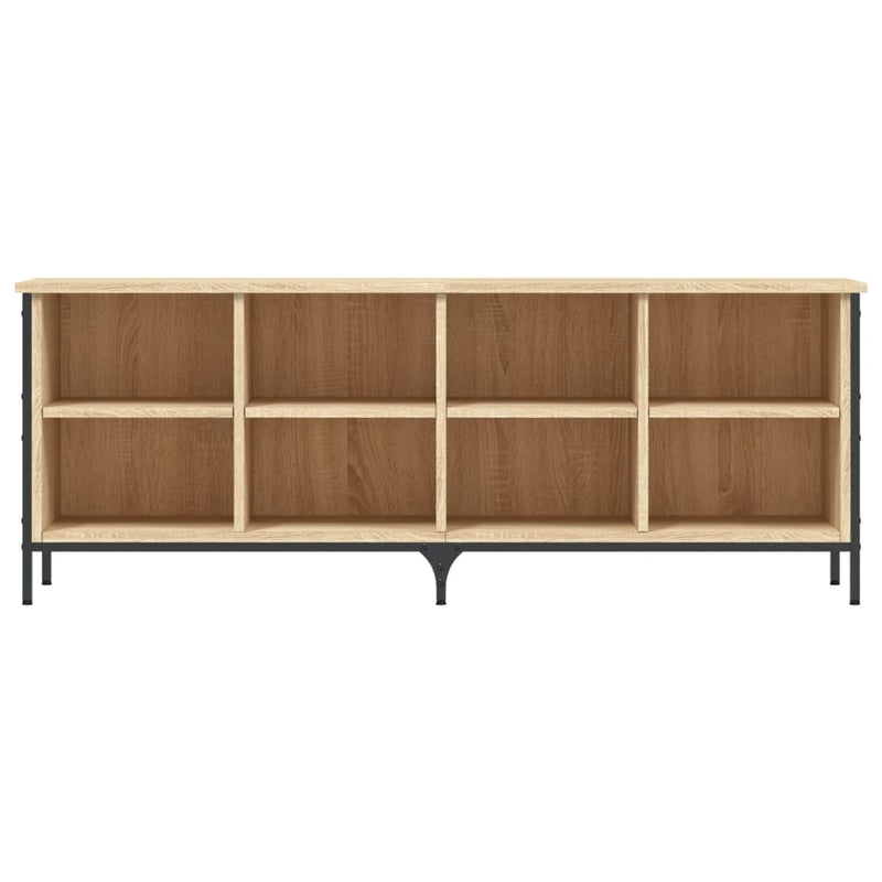 vidaXL sonoma tölgy színű szerelt fa cipőszekrény 131 x 35 x 50 cm