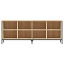 vidaXL sonoma tölgy színű szerelt fa cipőszekrény 131 x 35 x 50 cm
