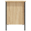 vidaXL sonoma tölgy színű szerelt fa cipőszekrény 131 x 35 x 50 cm