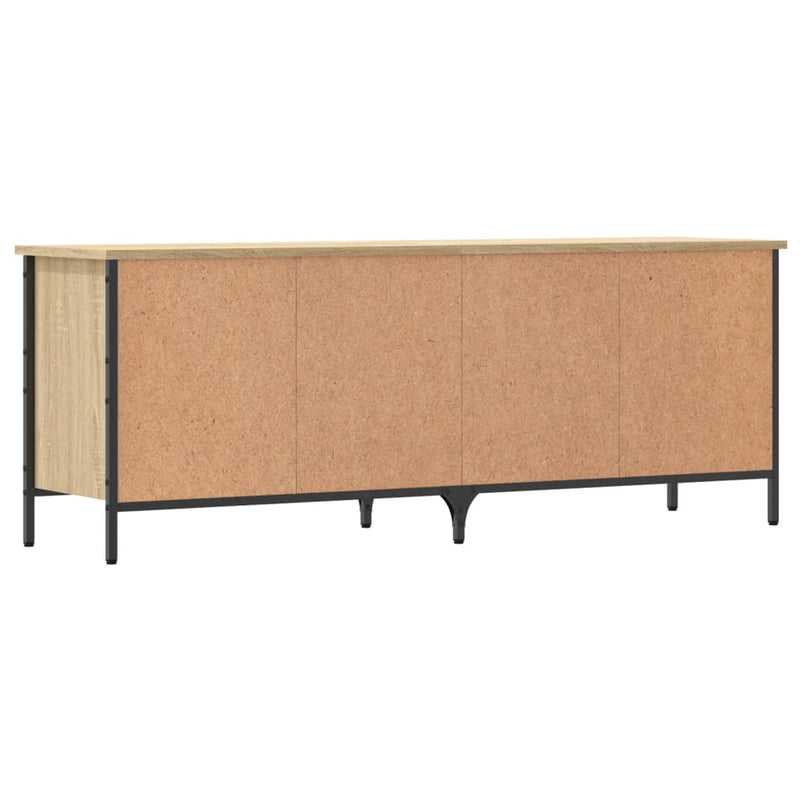 vidaXL sonoma tölgy színű szerelt fa cipőszekrény 131 x 35 x 50 cm