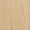 vidaXL sonoma tölgy színű szerelt fa cipőszekrény 131 x 35 x 50 cm