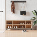 vidaXL sonoma tölgy színű szerelt fa cipőszekrény 131 x 35 x 50 cm