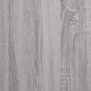 vidaXL szürke sonoma színű szerelt fa cipőszekrény 131x35x50 cm