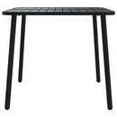 vidaXL antracitszürke acél kerti asztal 80 x 80 x 71 cm