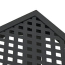vidaXL antracitszürke acél kerti asztal 100 x 100 x 72 cm