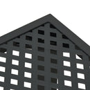 vidaXL antracitszürke acél kerti asztal 200 x 100 x 72 cm