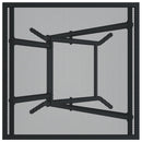 vidaXL antracitszürke acélhálós összecsukható kerti asztal 50x50x72 cm