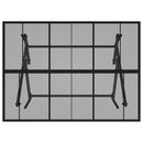 vidaXL antracit acélhálós összecsukható kerti asztal 110 x 80 x 72 cm