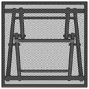 vidaXL antracitszürke acélhálós összecsukható kerti asztal 38x38x38 cm