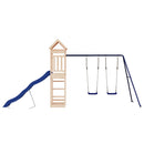 vidaXL tömör fenyőfa kültéri játszószett