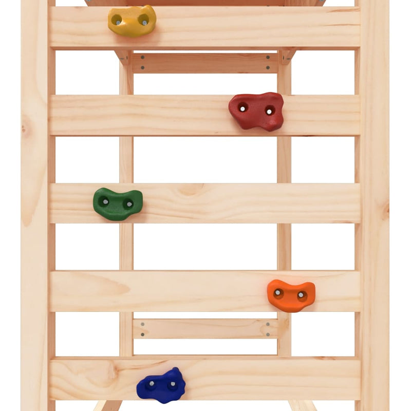 vidaXL tömör fenyőfa kültéri játszószett