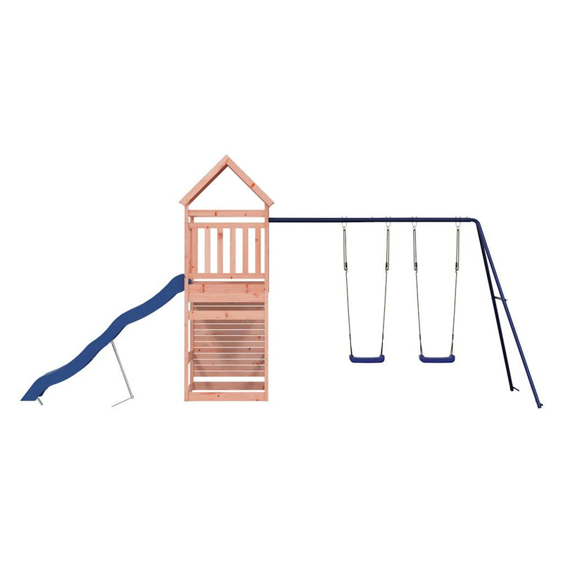 vidaXL tömör duglászfenyő kültéri játszószett