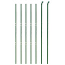 vidaXL zöld horganyzott acél drótkerítés 1,8 x 10 m