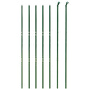 vidaXL zöld horganyzott acél drótkerítés 2 x 10 m