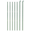 vidaXL zöld horganyzott acél drótkerítés 1,4 x 10 m