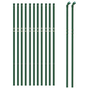 vidaXL zöld horganyzott acél drótkerítés 0,8 x 25 m