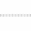 vidaXL antracitszürke dróthálós kerítés cövekekkel 1,8x25 m