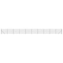 vidaXL antracitszürke dróthálós kerítés illesztőperemmel 2,2x25 m