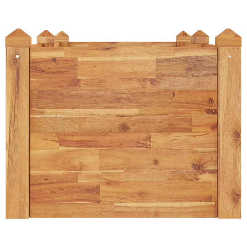 vidaXL tömör akácfa kerti magaságyás 160 x 60 x 44 cm