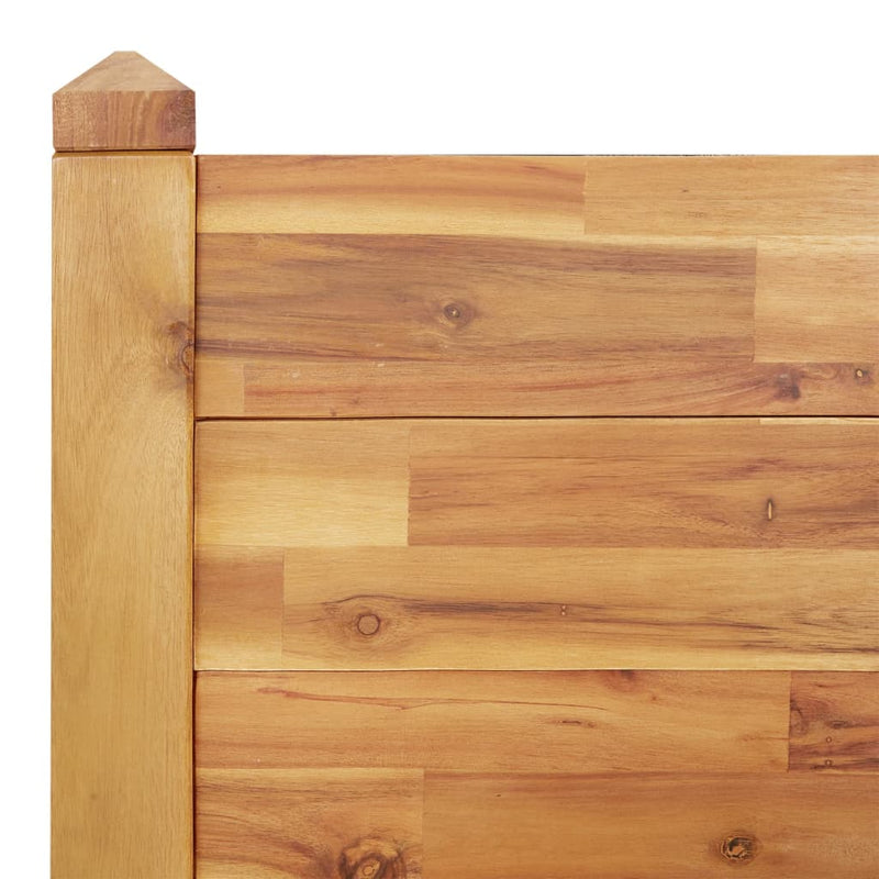 vidaXL tömör akácfa kerti magaságyás 160 x 60 x 44 cm