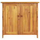 vidaXL tömör akácfa kerti szekrény 75 x 35 x 70 cm