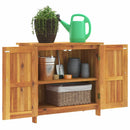 vidaXL tömör akácfa kerti szekrény 75 x 35 x 70 cm