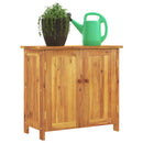vidaXL tömör akácfa kerti szekrény 75 x 35 x 70 cm