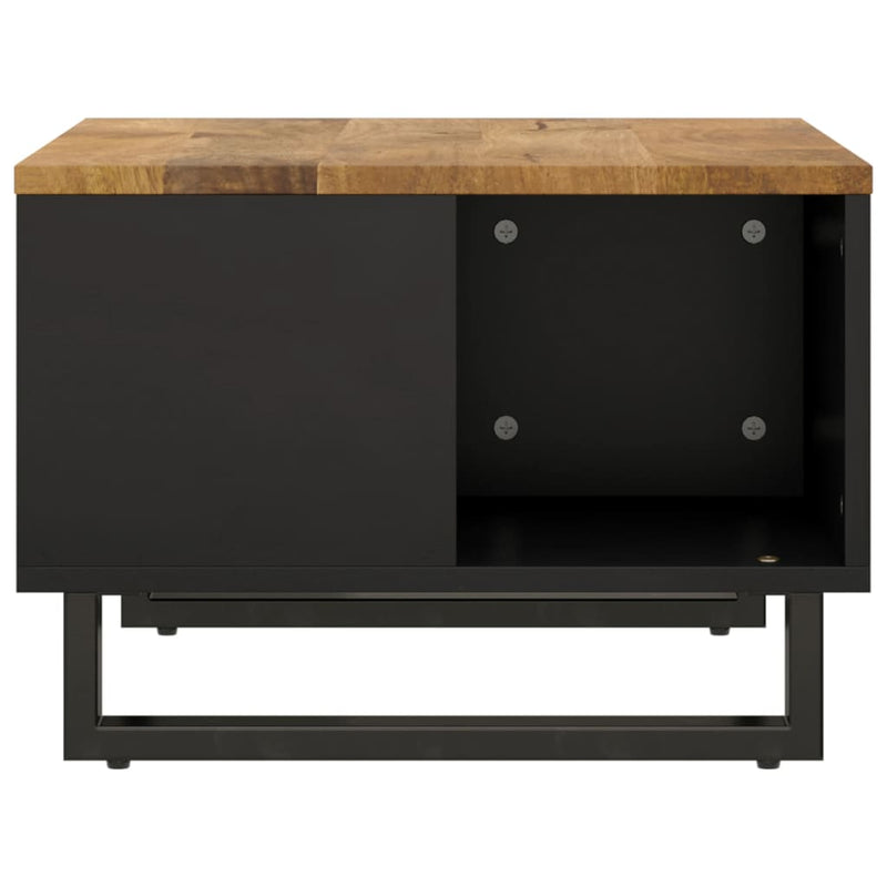 vidaXL tömör mangófa dohányzóasztal 60 x 50 x 35 cm