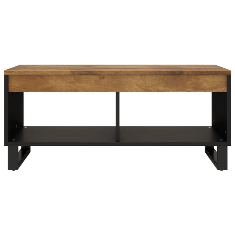 vidaXL tömör mangófa dohányzóasztal 90 x 50 x 40 cm