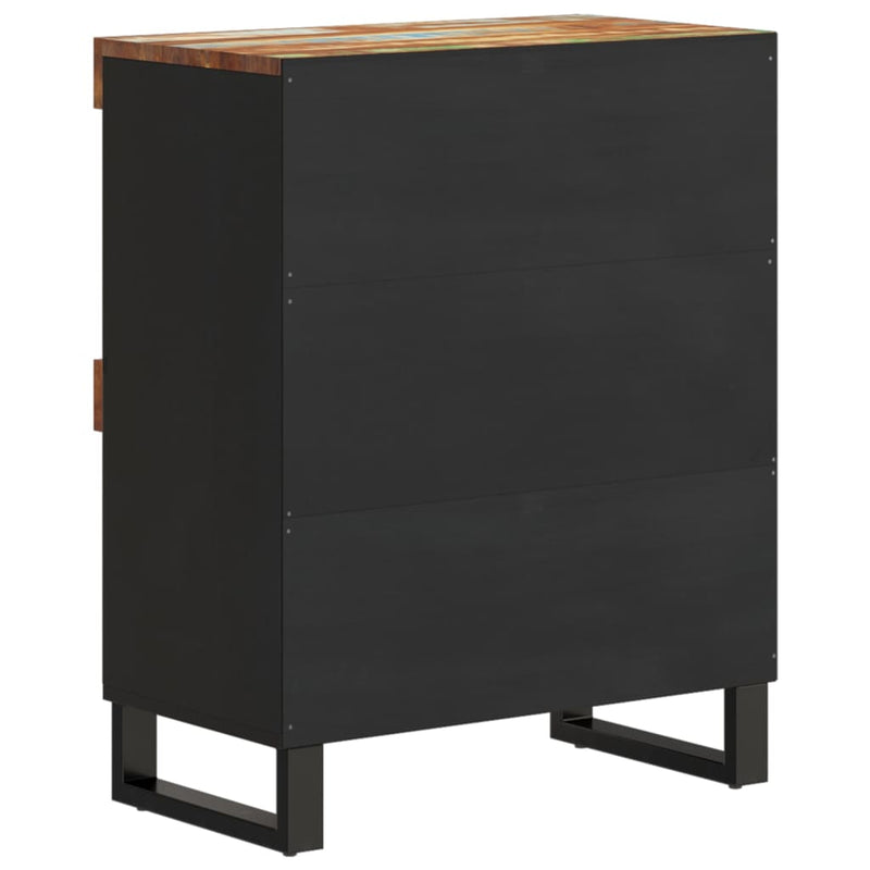 vidaXL tömör újrahasznosított fa tálalószekrény 60 x 33 x 75 cm