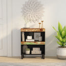 vidaXL tömör újrahasznosított fa tálalószekrény 60 x 33 x 75 cm