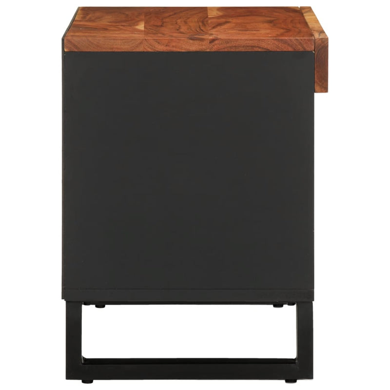 vidaXL tömör akácfa TV-szekrény 85 x 33 x 43,5 cm