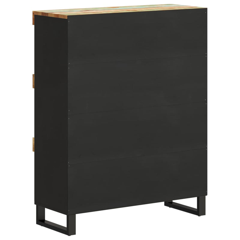 vidaXL tömör újrahasznosított fa tálalószekrény 85 x 33 x 107 cm