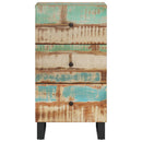 vidaXL újrahasznosított fa tálalószekrény 3 fiókkal 40x33,5x75 cm