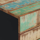 vidaXL újrahasznosított fa tálalószekrény 3 fiókkal 40x33,5x75 cm