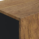 vidaXL tömör mangófa tálalószekrény ajtóval 40x31x75 cm