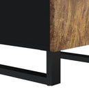 vidaXL tömör mangófa tálalószekrény ajtóval 40x31x75 cm