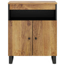 vidaXL tömör mangófa tálalószekrény 2 ajtóval 60 x 33 x 75 cm