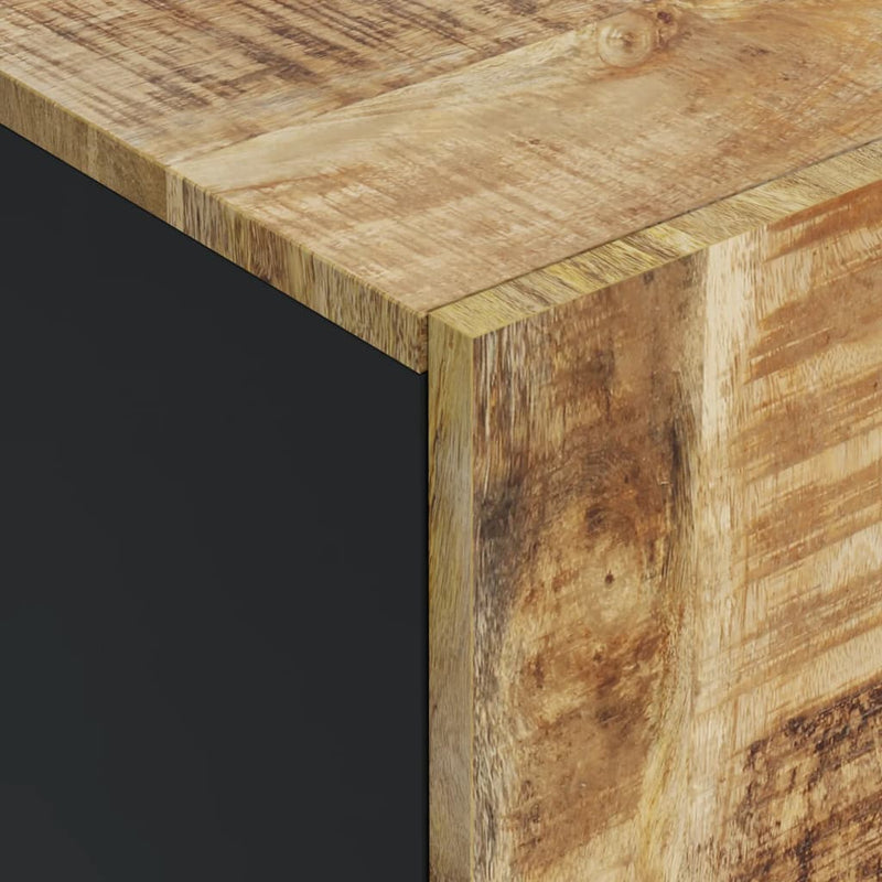 vidaXL tömör mangófa tálalószekrény 4 ajtóval 60 x 33 x 75 cm