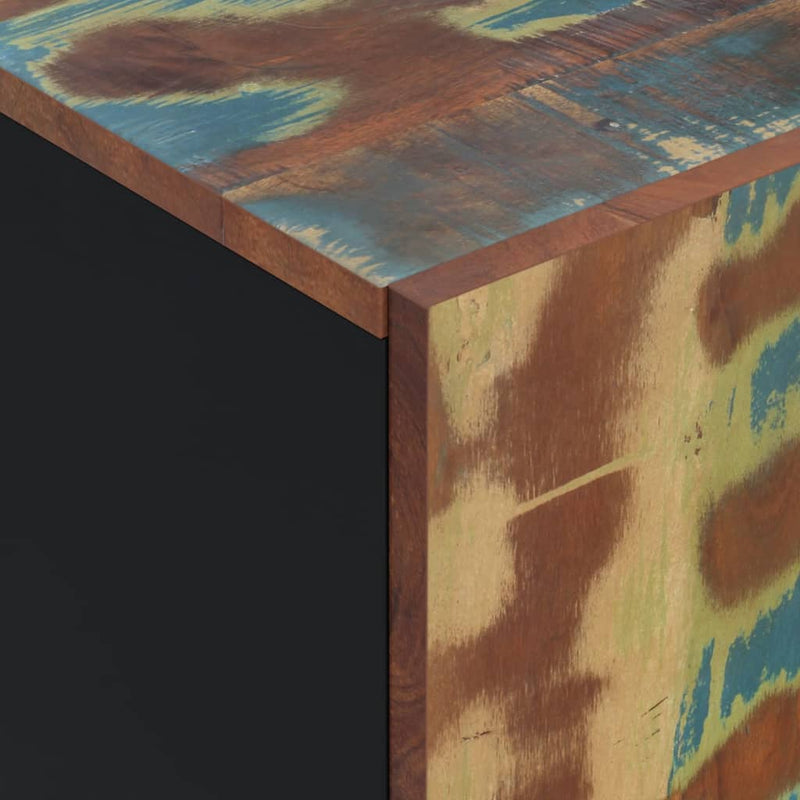 vidaXL tömör akácfa tálalószekrény 4 ajtóval 60 x 33 x 75 cm