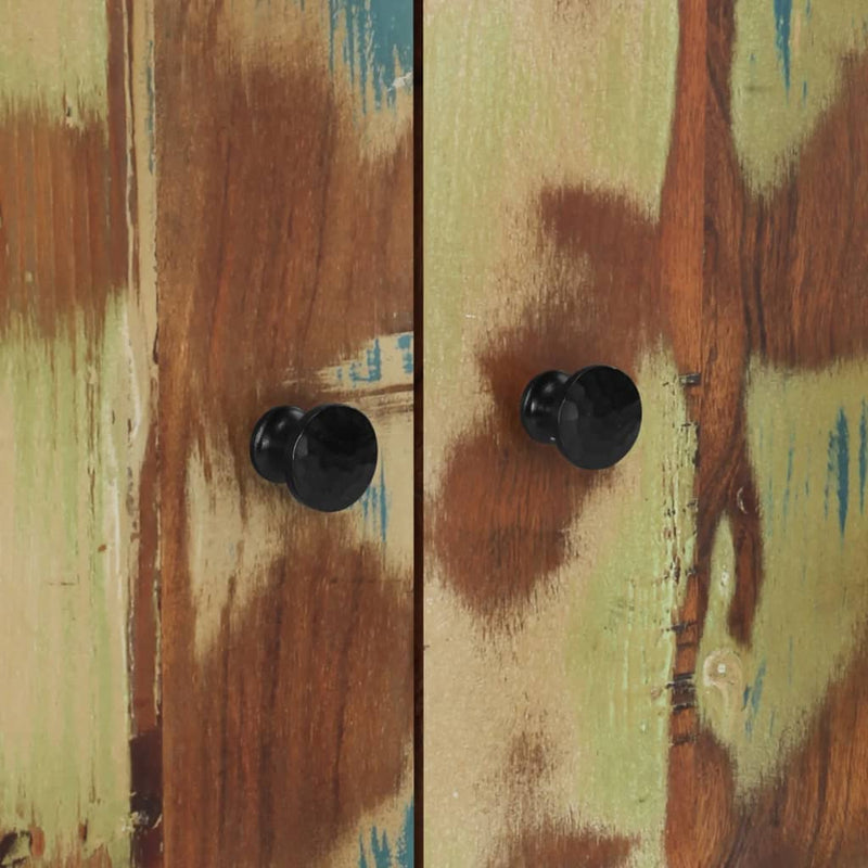 vidaXL tömör akácfa tálalószekrény 4 ajtóval 60 x 33 x 75 cm