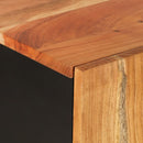 vidaXL tömör akácfa tálalószekrény 2 ajtóval 90 x 33 x 75 cm