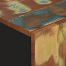 vidaXL tömör 2 ajtós újrahasznosított fa tálalószekrény 90x33x75 cm