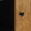 vidaXL tömör mangófa tálalószekrény 2 ajtóval 90 x 33 x 75 cm