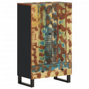 vidaXL tömör újrahasznosított fa és vas szekrény fiókkal 60x33x100 cm