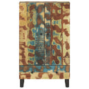 vidaXL tömör újrahasznosított fa és vas szekrény fiókkal 60x33x100 cm