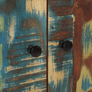 vidaXL tömör újrahasznosított fa és vas szekrény fiókkal 60x33x100 cm